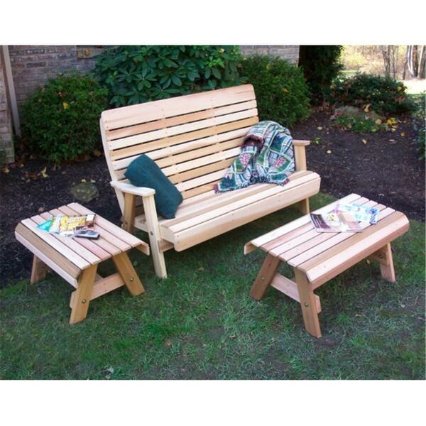 Creekvine Design Cedar Twin Ponds Bench Set WRF1110SETCVD